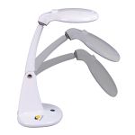 Лупа с подсветкой настольная ⌀10 см (ув.х1.75) + ⌀2.5 см (ув.х4), Ferstel FR-25