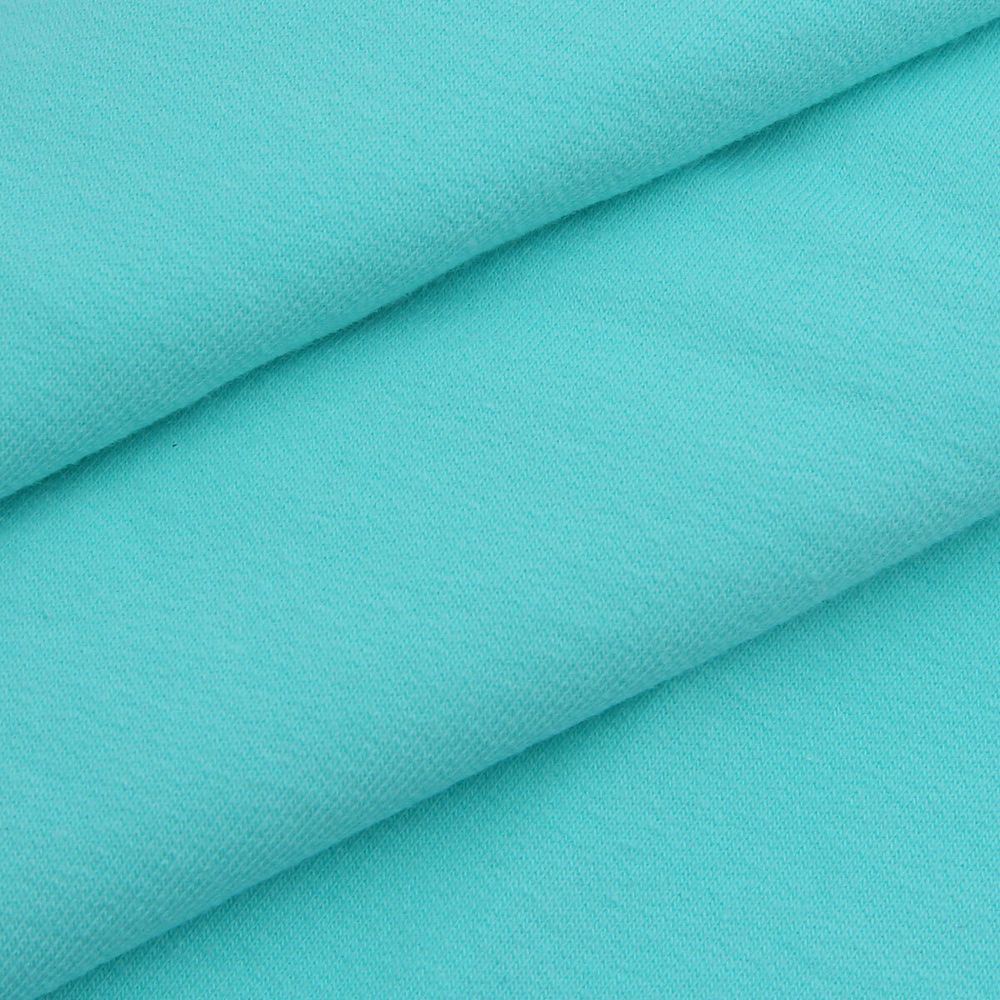 Футер с лайкрой 30/20 кардская петля 50х50см (±2см) 95% х/б 5% лайкра, 240 г/м² (9029а аква), 28947, Sovushka