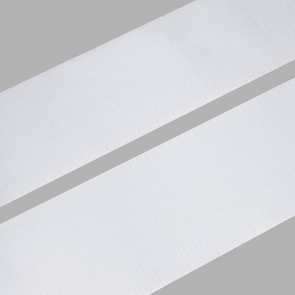 Лента контактная липучка (велкро) пришивная 150 мм, / 25 метров, белый, ПАРА (крючок+петля), качество 