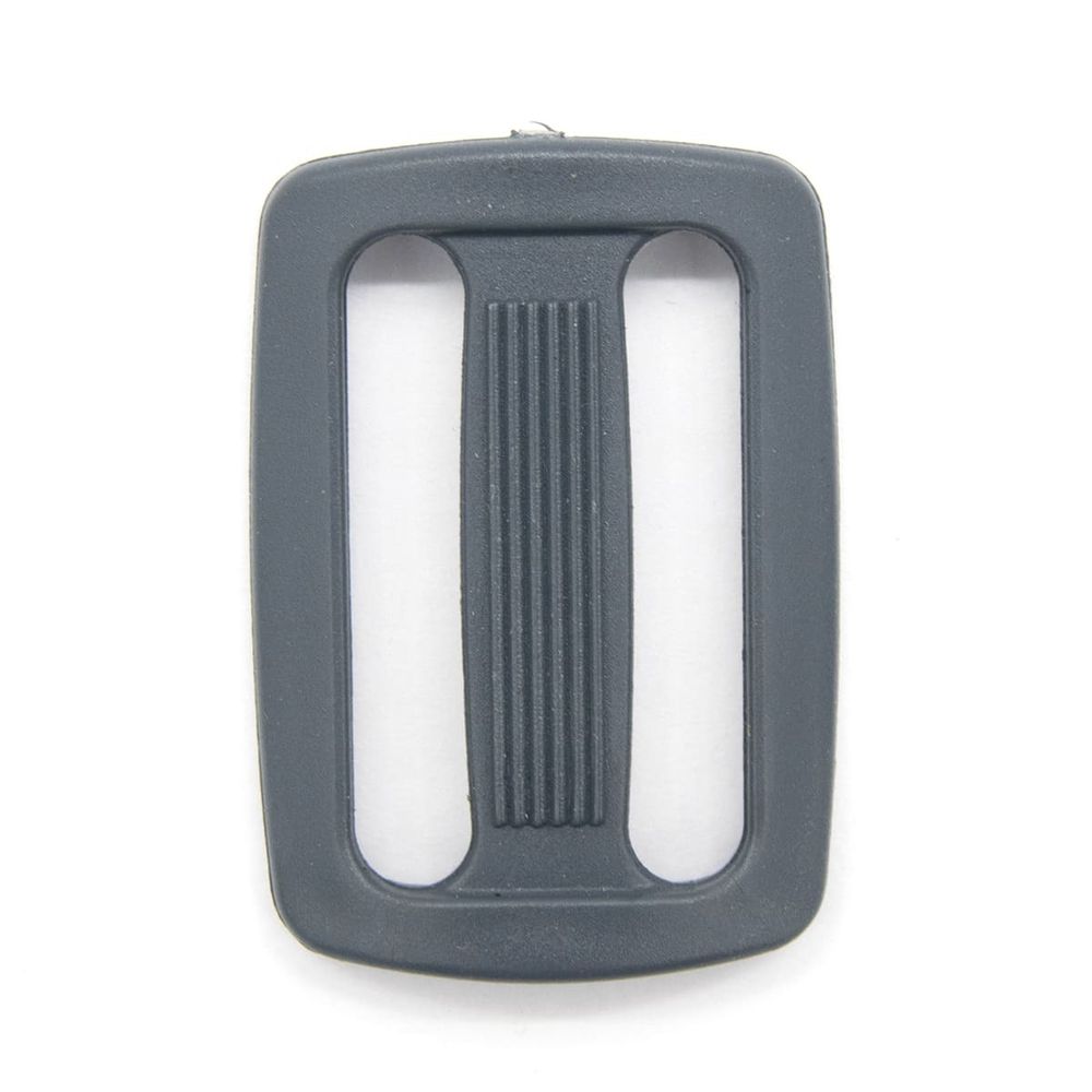 Пряжка, ПА, цветная, 30 мм (с156 т.серый), 50 шт