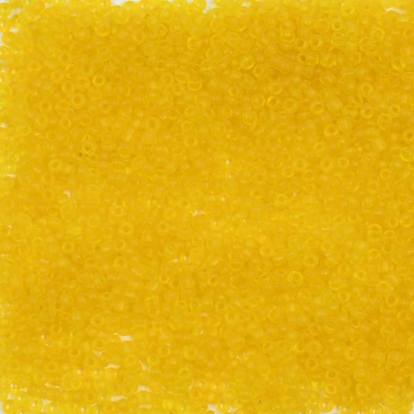 Бисер Astra&Craft 11/0 (2.1 мм), 200 г (10х20 г), цв. М10 желтый/прозрачный, матовый