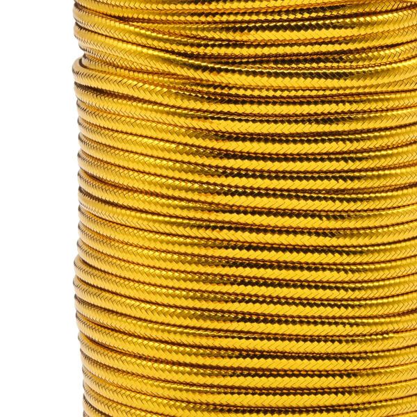 Шнур металлизированный ⌀3.0 мм / 50 метров, 0371-1011, золото