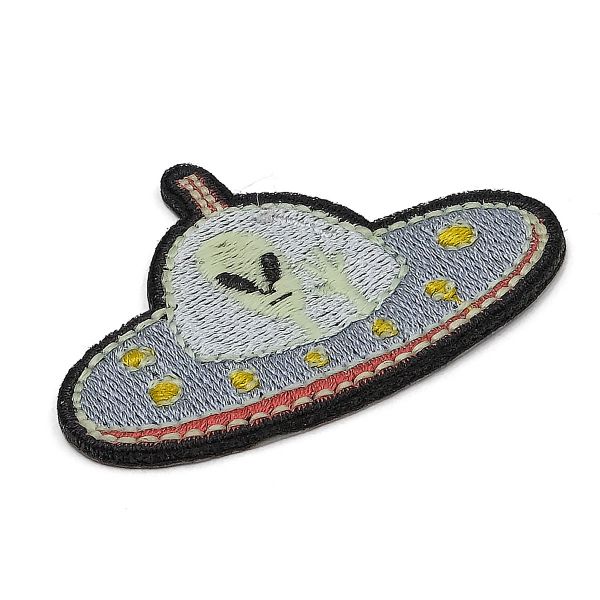 Термоаппликация Летающая тарелка, 4.6х5.1см, Hobby&Pro