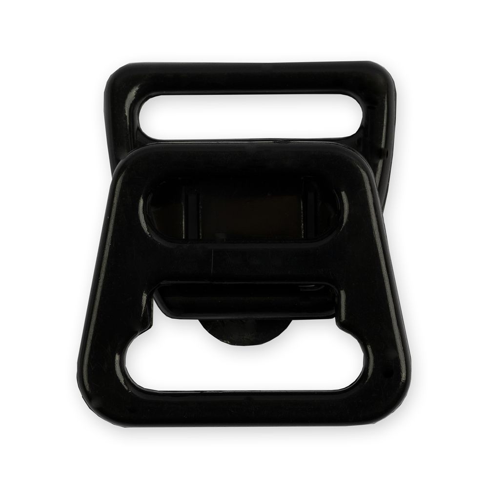 Застежки для бюстгальтера для кормящих мам пластик 12 мм, 20 шт, черный, Blitz ZPG-12