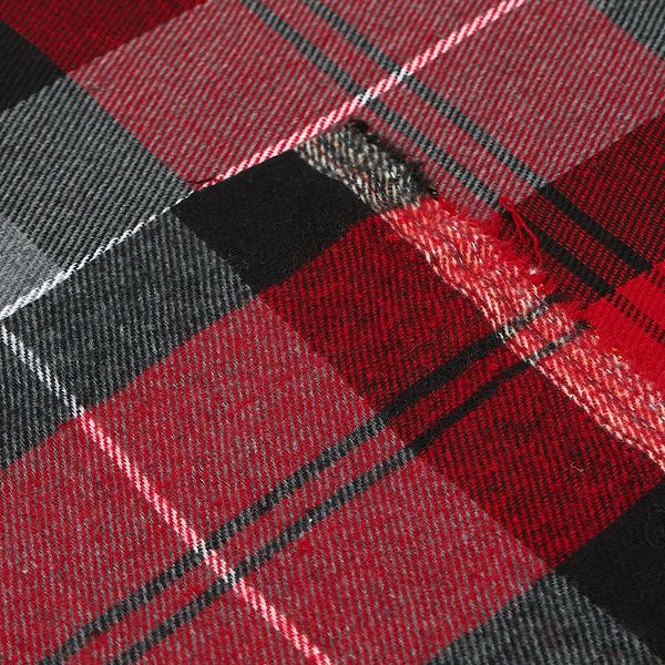 Фланель рубашечная 150 г/м², 150 см / 2 метра, TBY.Fl.T399.2, цв.399 красный