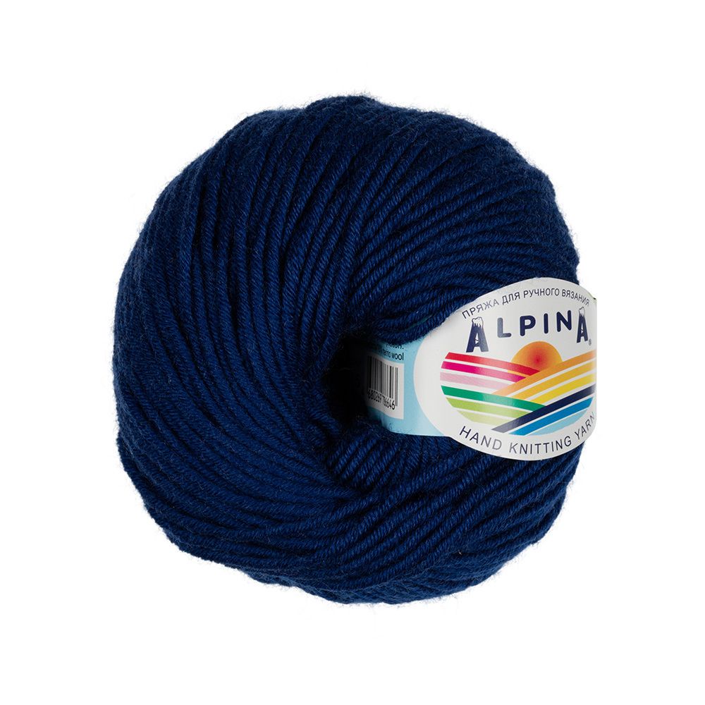 Пряжа Alpina Margo / уп.10 мот. по 50г, 75м, 15 т.синий