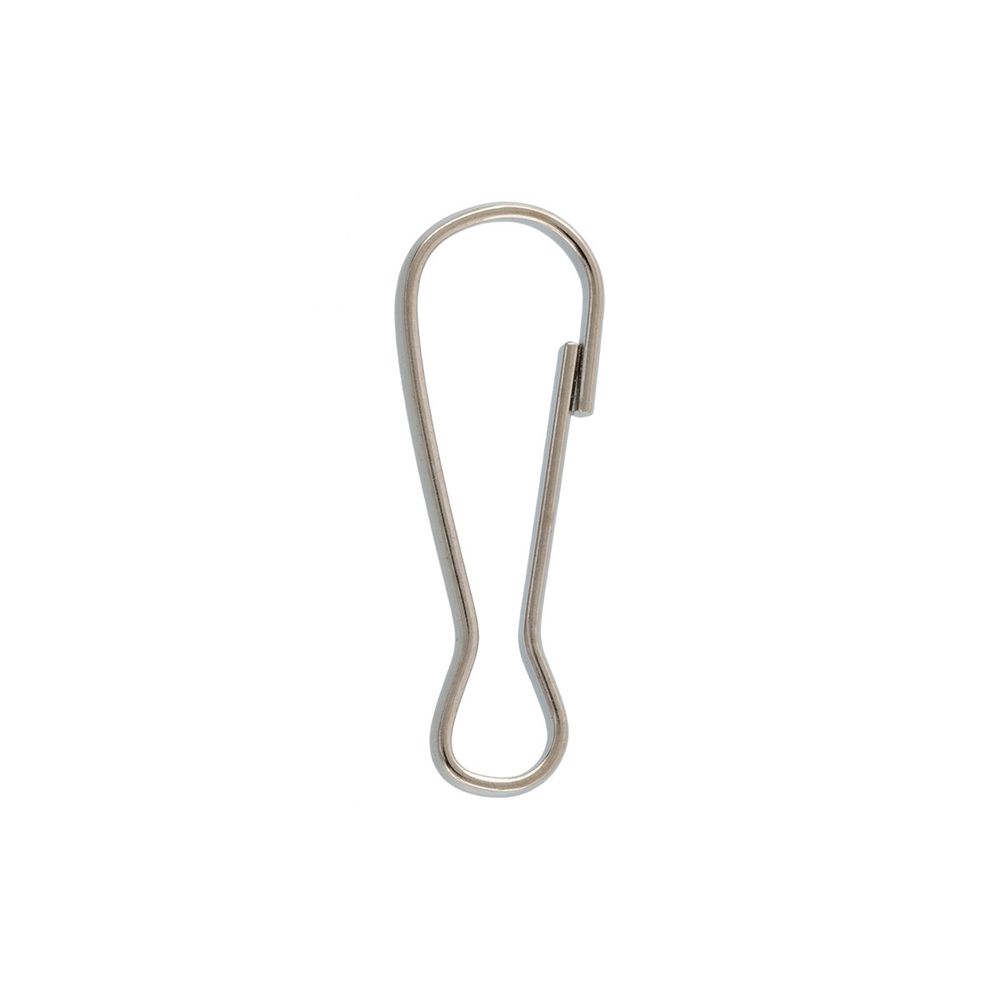 Карабин проволочный 25х8.8 мм, 20 шт, 04 никель, Gamma GH 116/25/20