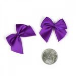 Бантики пришивные 15 мм, MJRF072 фиолетовый неон A0507, уп.100 шт