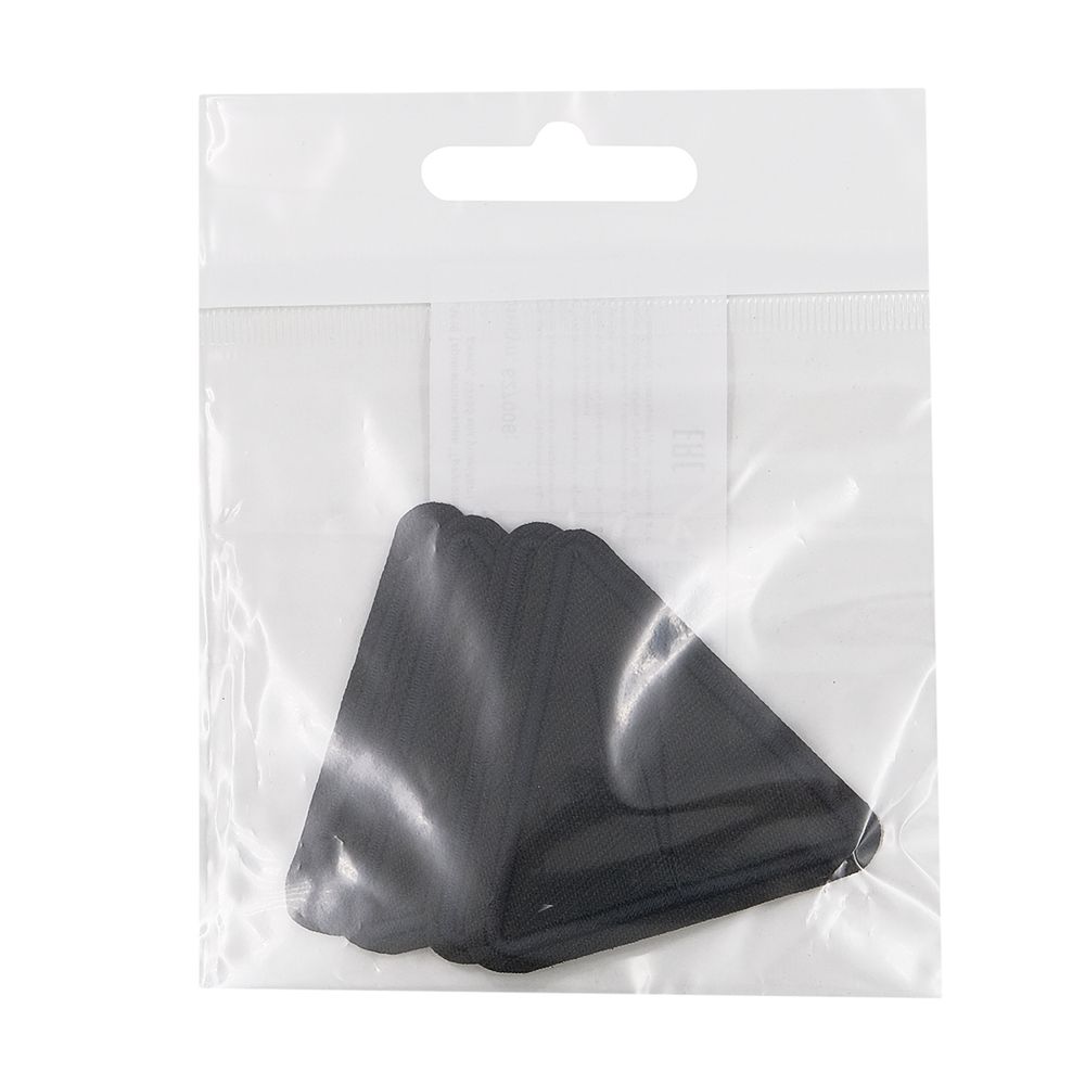 Термоаппликация Треугольник, джинс, 55х55 мм, LA410, 4 шт