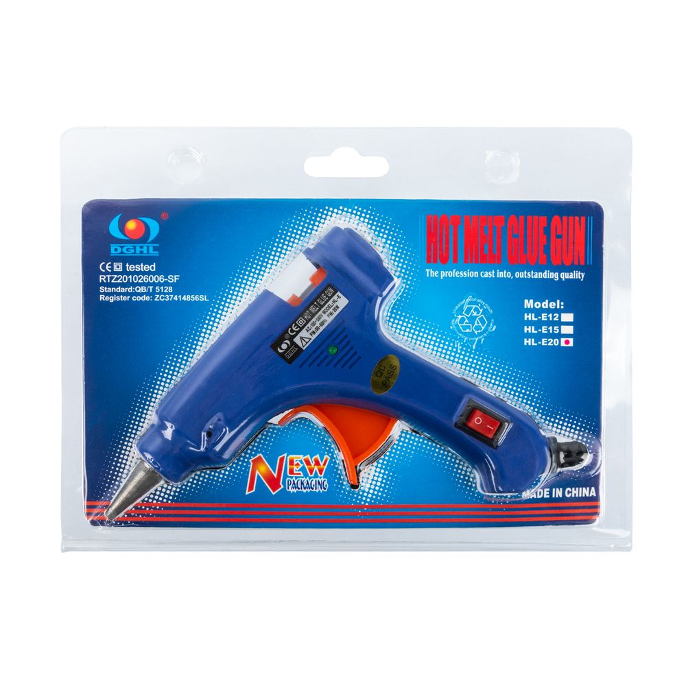 Пистолет клеевой ⌀7.2 мм, в блистере, малый, Gamma HL-E20