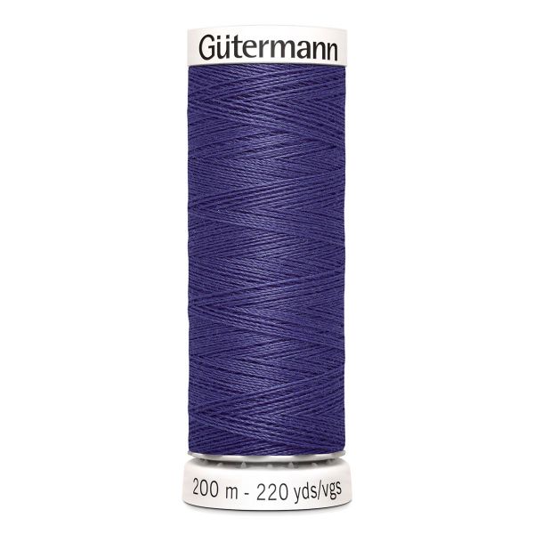 Нитки универсальные Gutermann Sew-all, 200м, 086 фиолетовый джинс, 5 катушек