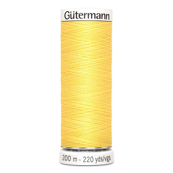 Нитки универсальные Gutermann Sew-all, 200м, 852 желтый, 5 катушек