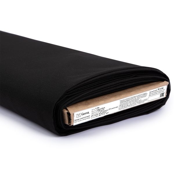 Дублерин клеевой точечный 68 г/м², 150 см / рул. 10 метров, черный, G-20tt, Gamma