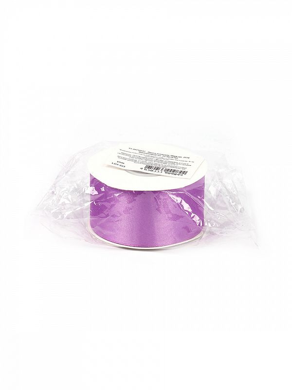 Лента атласная 1-сторонняя 38.0 мм / 22.5±1 метра, 3114 фиолетовый, Magic4Hobby