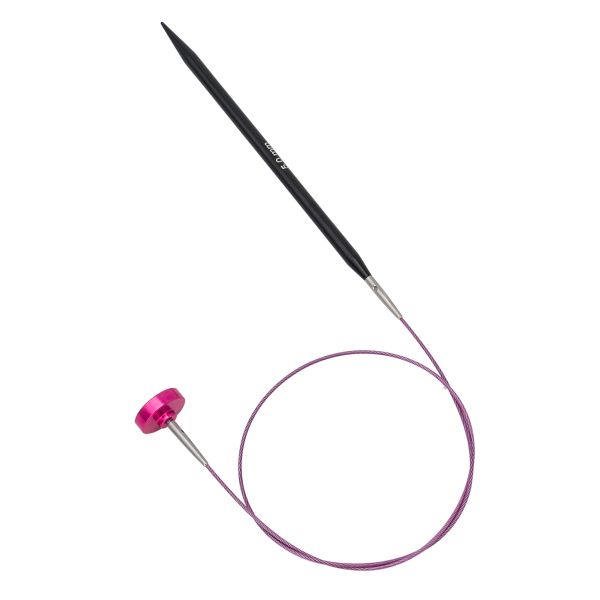 Набор съемных спиц для вязания 11,5см, 9 размеров (3мм-6мм), алюминий