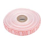 Лента (тесьма) жаккардовая 18.0 мм / 25±1 метров, С1851Г17, рис 6924 красный, С1851Г17