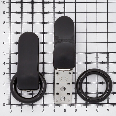 Крючок шубный PQ 55 мм, 4 шт, коричневый