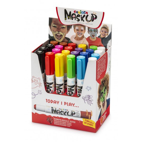 Грим-стик для лица MaskUp 24 шт, 43053 ассорти, Carioca