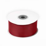 Лента репсовая (в рубчик) 50.0 мм / 22.8±1 метра, 260 бордовый, Magic4Hobby