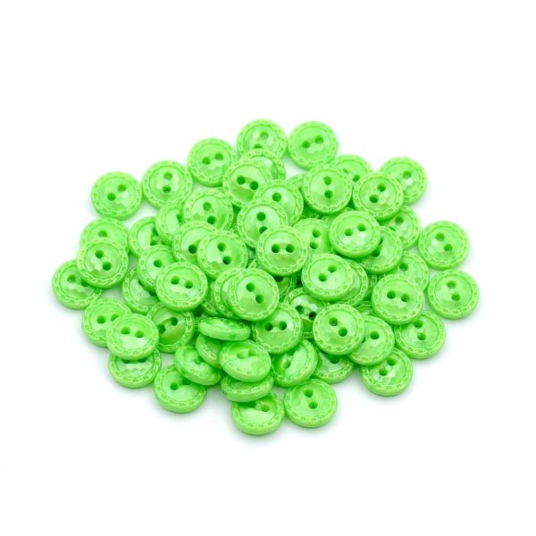 Пуговицы 2 прокола, 11,5 мм (P10) AC-1484, 72 шт