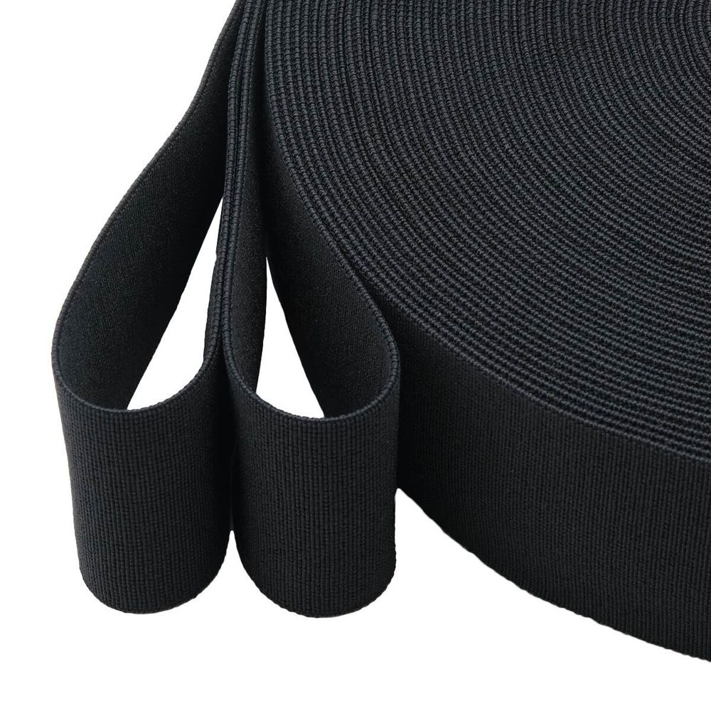 Резинка башмачная 50.0 мм / 25 метров, черный