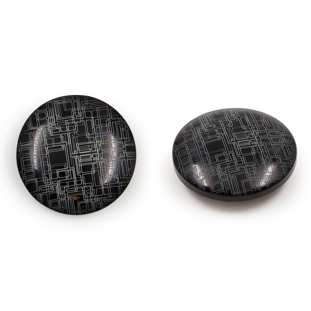 Пуговицы на ножке 36L (blk-04 (черный)), 24 шт