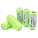 Нитки швейные бытовые Bestex 40/2, 365 м (400 ярд) / 10 кат., 304 неоновый зеленый