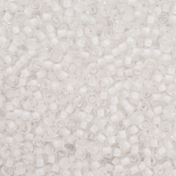 Бисер Preciosa прозрачный с цветным центром 10/0 (2.3 мм), круг.отв., 500гр, 331-19001-10/0-38302