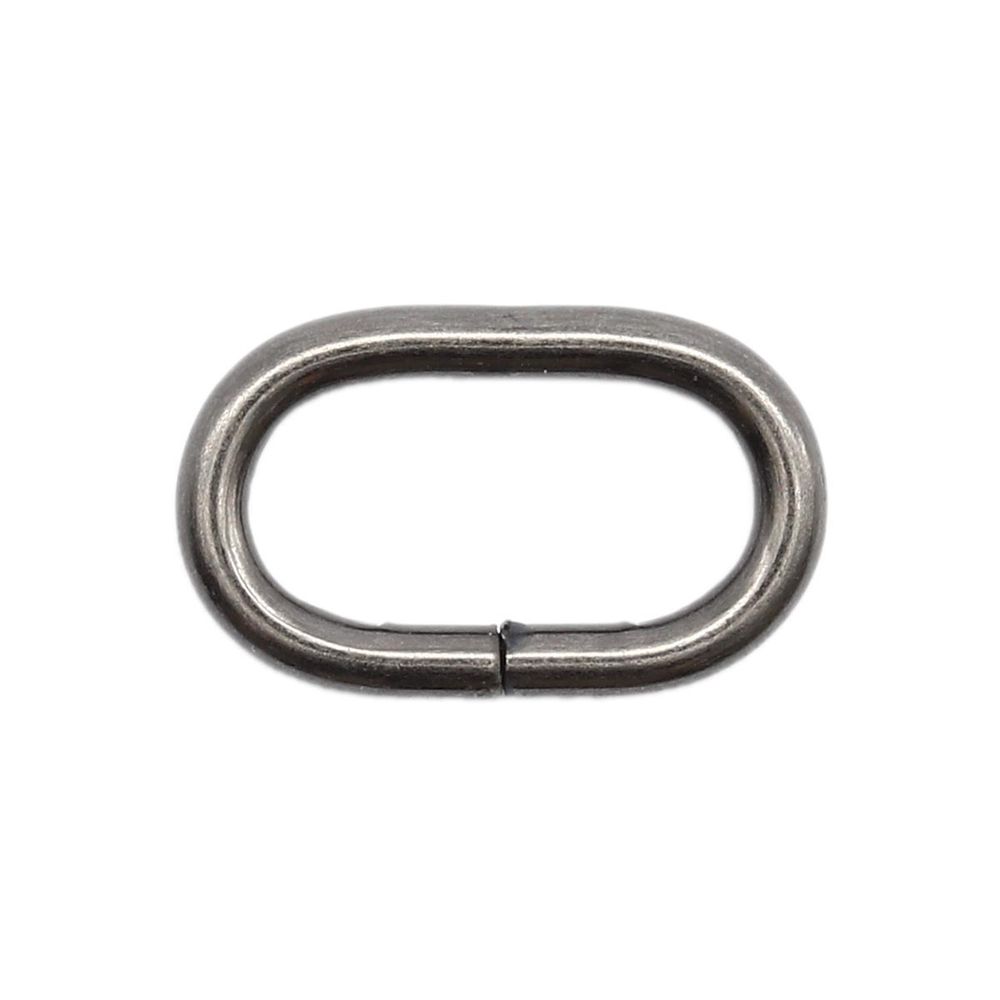 Кольцо овальное 20х10 мм (3,1-3,15) (бл/никель), 100 шт