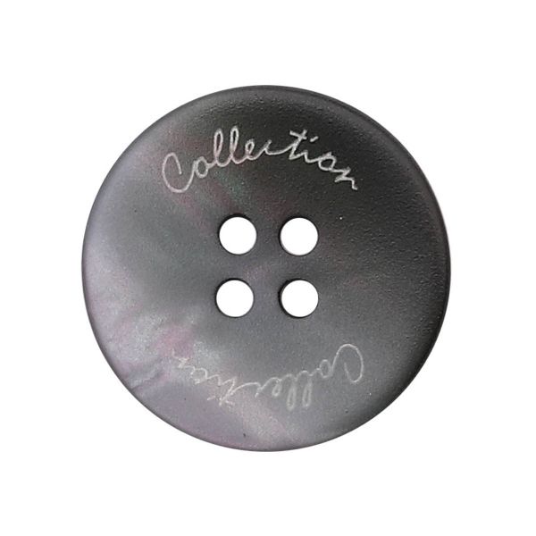Пуговицы 4 прокола 36L (т.серый), 36 шт