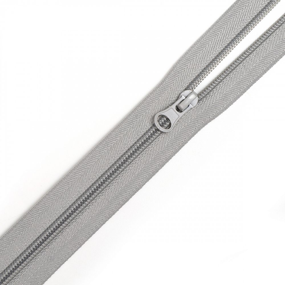 Молния спираль (витая) Т5 (5 мм) 1 зам., н/раз., 18 см, цв.S204 серый уп.50 шт Молния спираль (витая) Т5 (5 мм) 1 зам., н/раз., 18 см, цв.S204 серый уп.50 шт