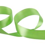 Лента атласная 1-сторонняя 25.0 мм / 33±2 метра, №086/1 мята, в термоплёнке, Gamma