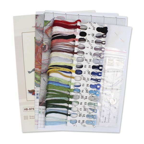 Набор для вышивания нитками МП Студия, Время чудес 20х20см