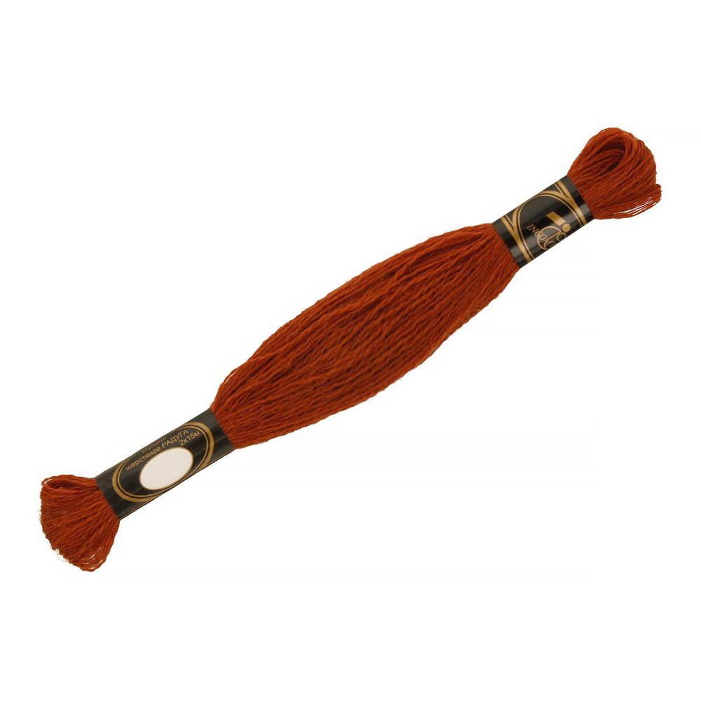 Мулине Радуга, цв.310 каштановый, Россия, 8 мотков по 15 метров