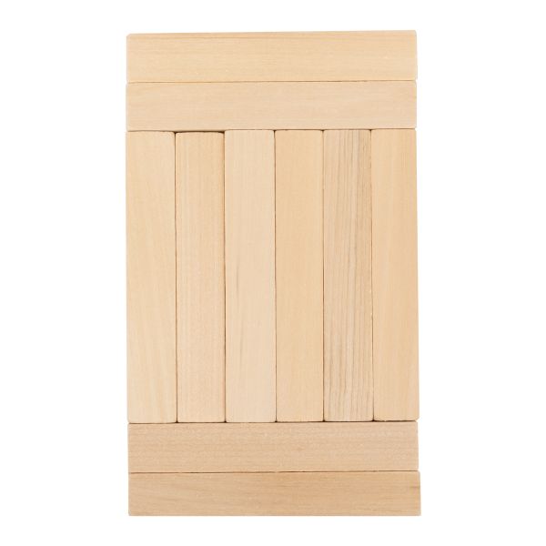 Заготовка из дерева (набор) брусок 12х2х2 см, 10 шт, Mr.Carving, П-04