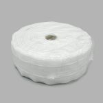 Лента (тесьма) шторная: сборка параллельная (1:2.5) 60 мм / 50 метров, (2 ряда петель, 2 шнура), белый, C701