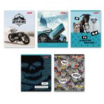 Тетрадь ученическая общая, A5+ 48 л. на скобе 65 г/м², белизна 100%, 10 шт, клетка в термоусадочной пленке, 000727 Чудите с нами!, Светоч 48ТЕТк-001