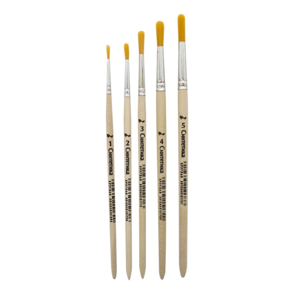 Набор 5 художественных кистей "Всадник"