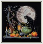 Набор для вышивания нитками Klart 8-576, Приворотное зелье, 20х20 см