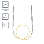 Спицы круговые ⌀3.0 мм, 40 см, с металлическим тросиком, Alpina SIL-40