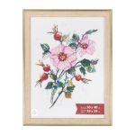 Рамка для картины (фото) пластик с оргстеклом 30х40 см, бежевый, Gamma ПРК-23