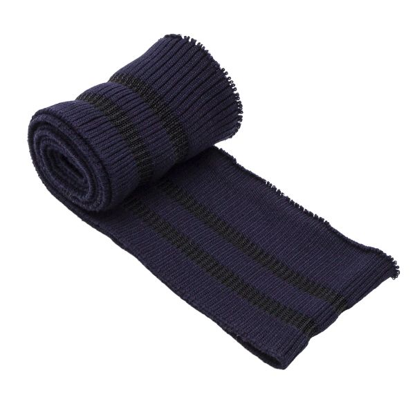 Подвяз (довяз) трикотажный с прозрачными вставками 6 см / 1 метр, синий, 3AR2880