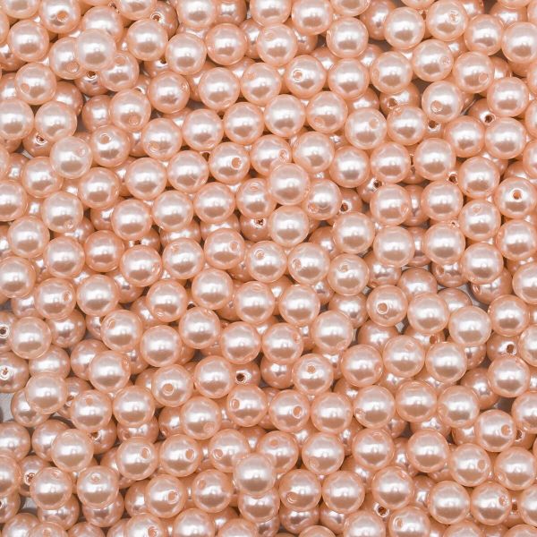 Бусины пластик ⌀10 мм, 500 г, 006 NL розовый, Astra&Craft, 7706546/7738650