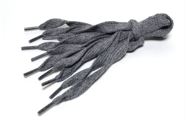 Шнурки хлопковые 10 мм, 150 см, 1 пар(a), №06 т.серый, Gamma ХБ-401/10