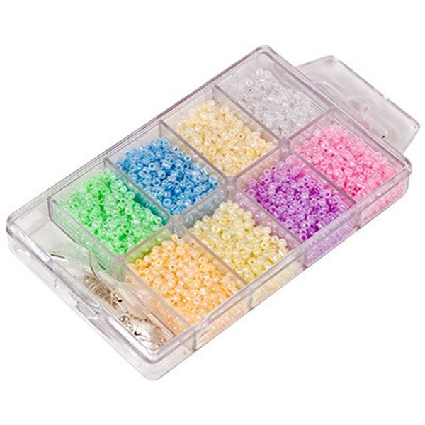 Набор бисера для рукоделия №5 ассорти мат. крашенный, Zlatka SNB