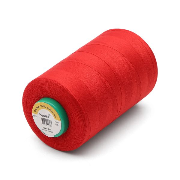 Нитки универсальные Bestex 40/2, 4570 м (5000 ярд) / 1 кат., 241 ярко-вишневый