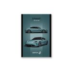 Блокнот на скобе, A6 48 л. 10 шт клетка, Спортивный автомобиль 01729, Б261 Светоч