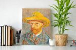 Алмазная (кристальная) мозаика Фрея, Автопортрет в соломенной шляпе, Винсент ван Гог, 30х40 см