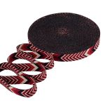 Стропа (ременная лента) 38 мм / 45.72 метра, [38.82 г/пог.м], с принтом 2-сторонняя, D160 красный/бордовый/бежевый, 3Al354