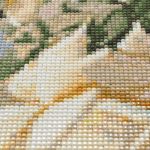 Алмазная (кристальная) мозаика Cristyle, Белые розы, 30х40 см